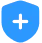 Icon Schild mit Kreuz